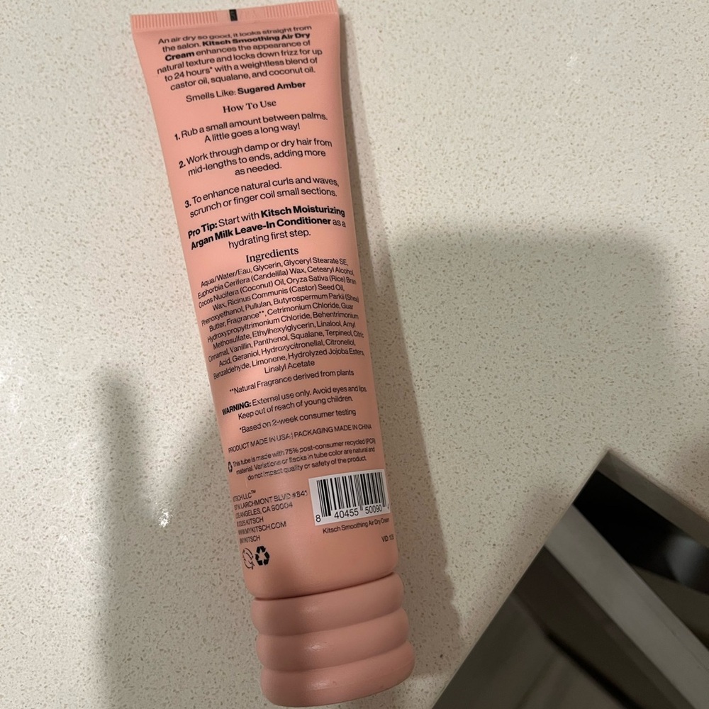 Kitsch Air Dry Cream - Soft Pink - Picture 2 of 3